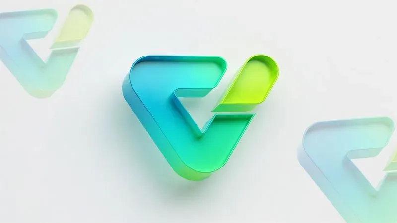 Vibrant 3D Gradient Tech Startup Logos