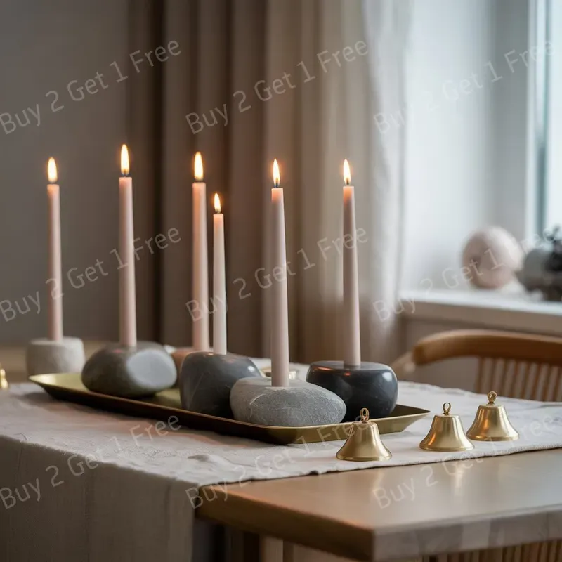 Minimal Scandinavian Xmas Home Decor Art