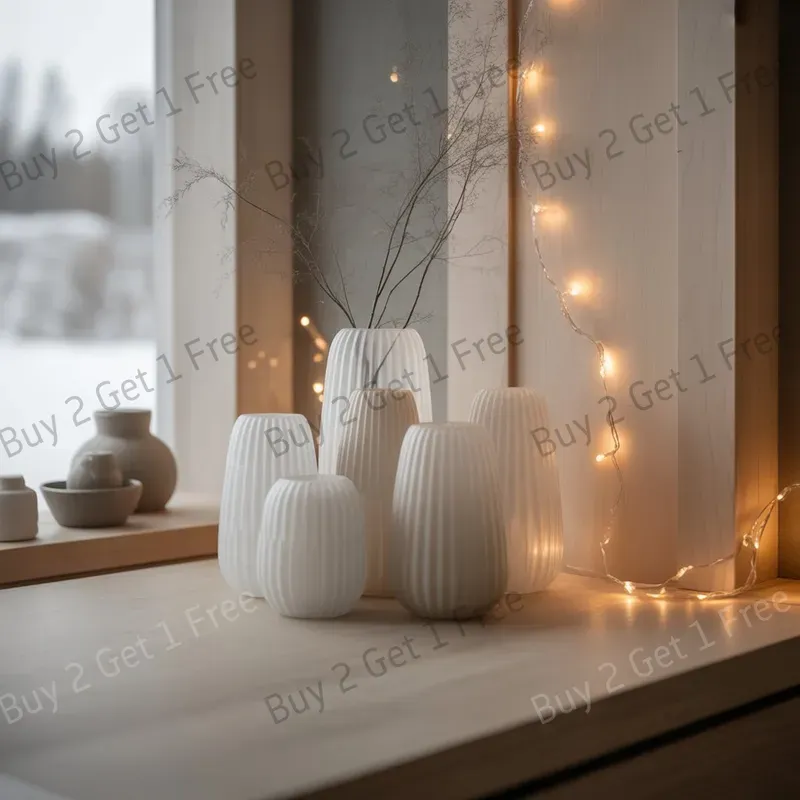 Minimal Scandinavian Xmas Home Decor Art