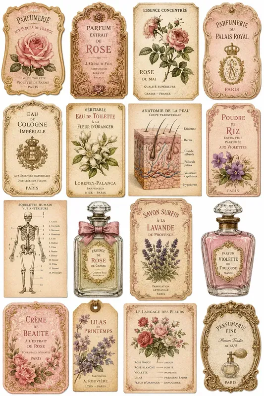 Printable Vintage Apothecary Ephemera