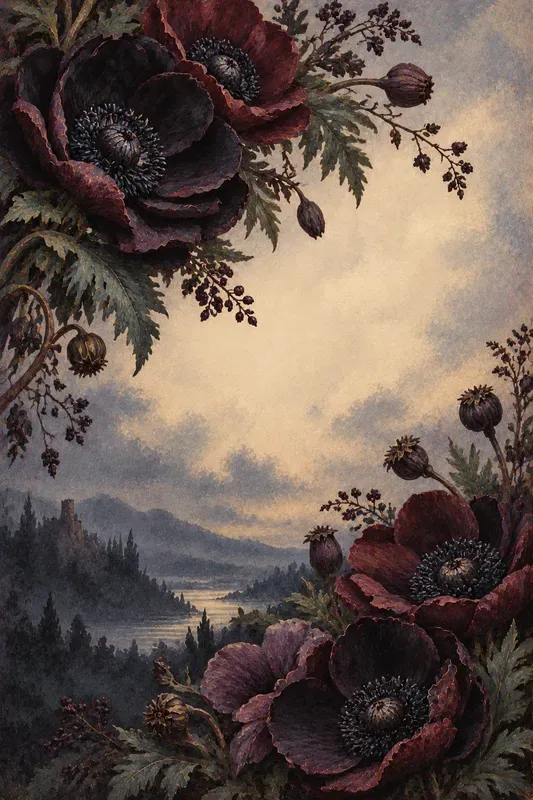 Gothic Botanical Journal Covers