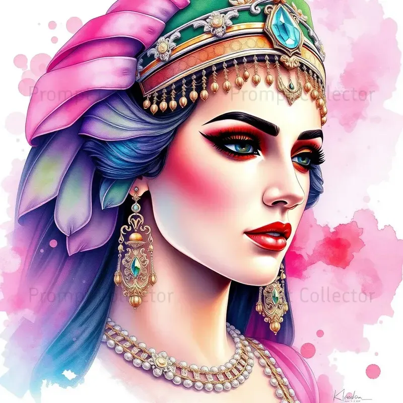 Digital Paintings With Watercolor Effects