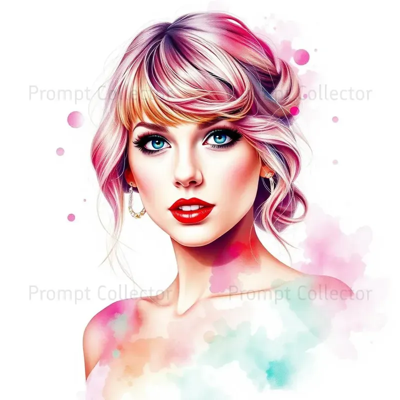 Digital Paintings With Watercolor Effects