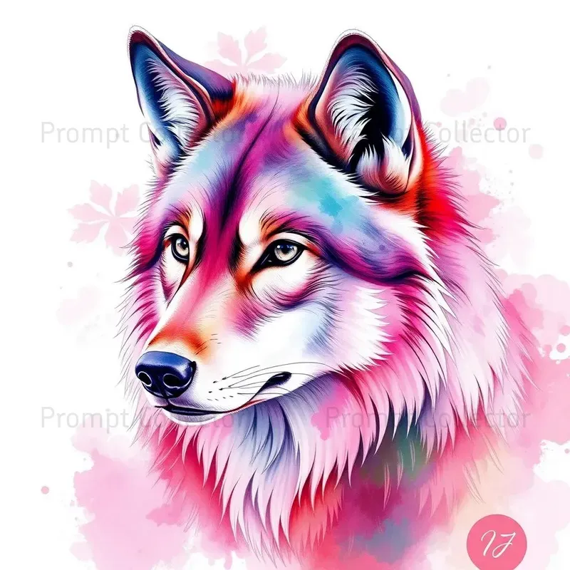 Digital Paintings With Watercolor Effects
