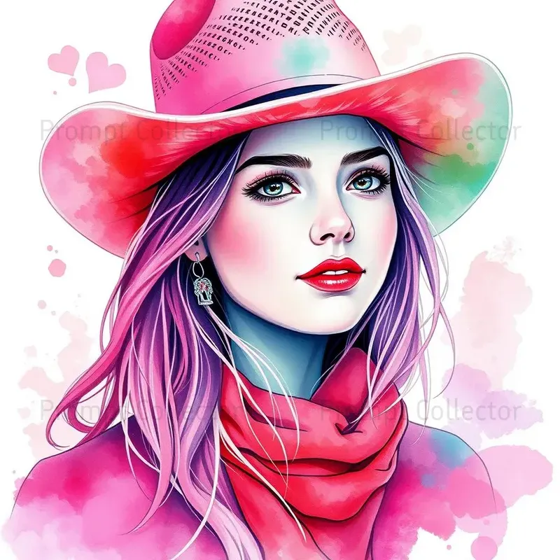 Digital Paintings With Watercolor Effects