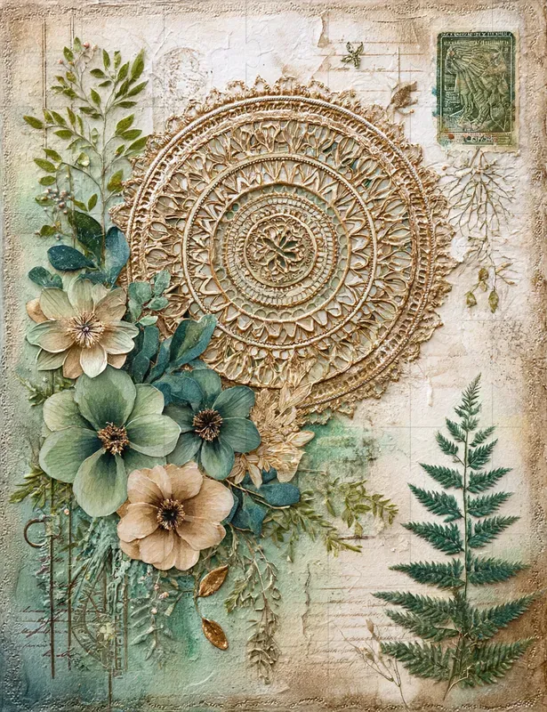 Mothers Day Junk Journal Pages