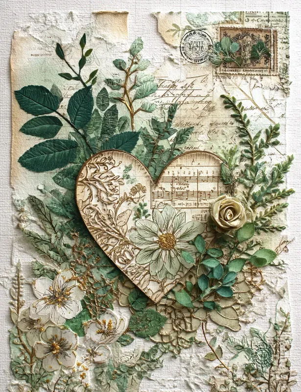 Mothers Day Junk Journal Pages