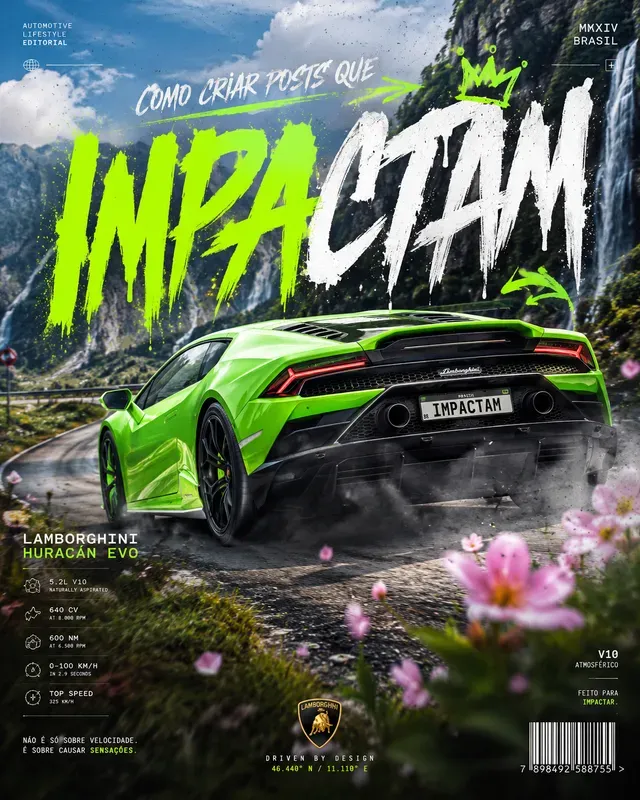 Bold Automotive Ad Posters