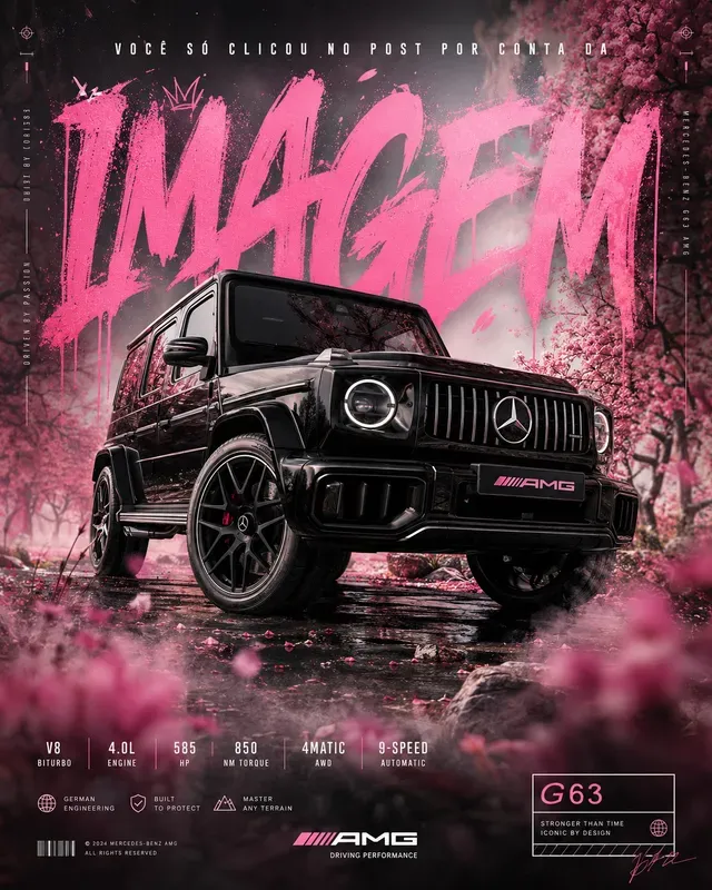 Bold Automotive Ad Posters