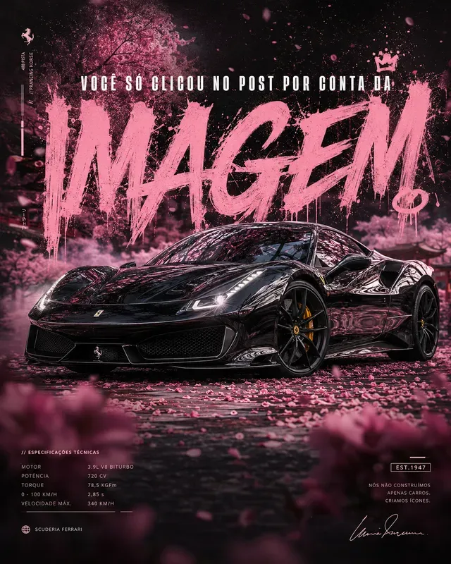 Bold Automotive Ad Posters