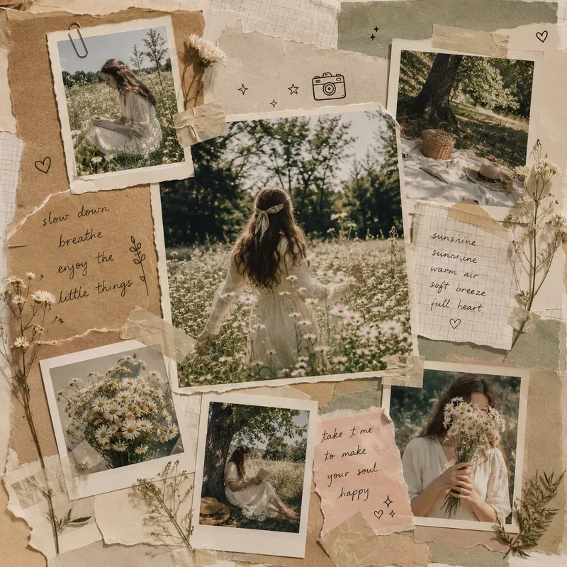 Dreamy Memory Scrapbook Collages