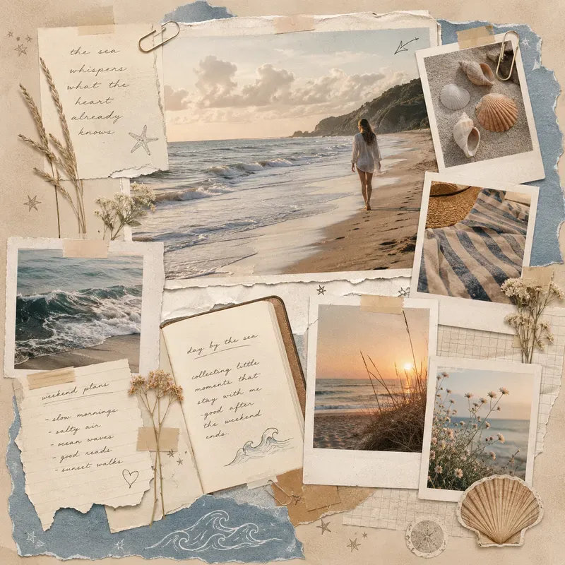 Dreamy Memory Scrapbook Collages