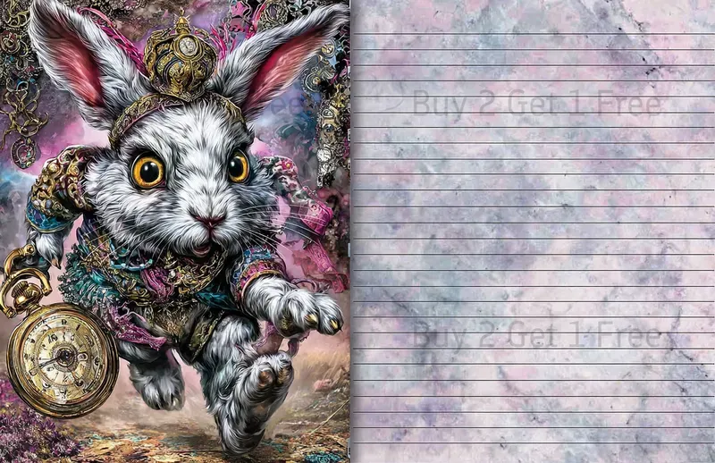 Alice In Ocean Steampunk Double Pages