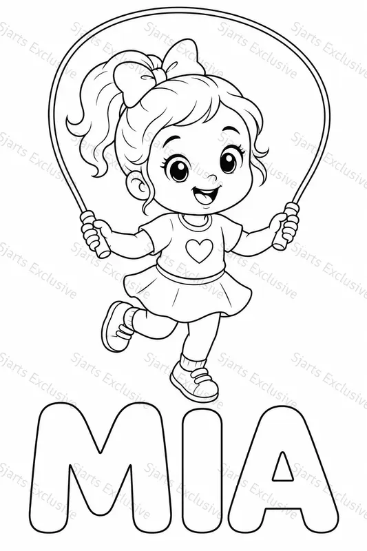 Modern Baby Coloring Page Generator