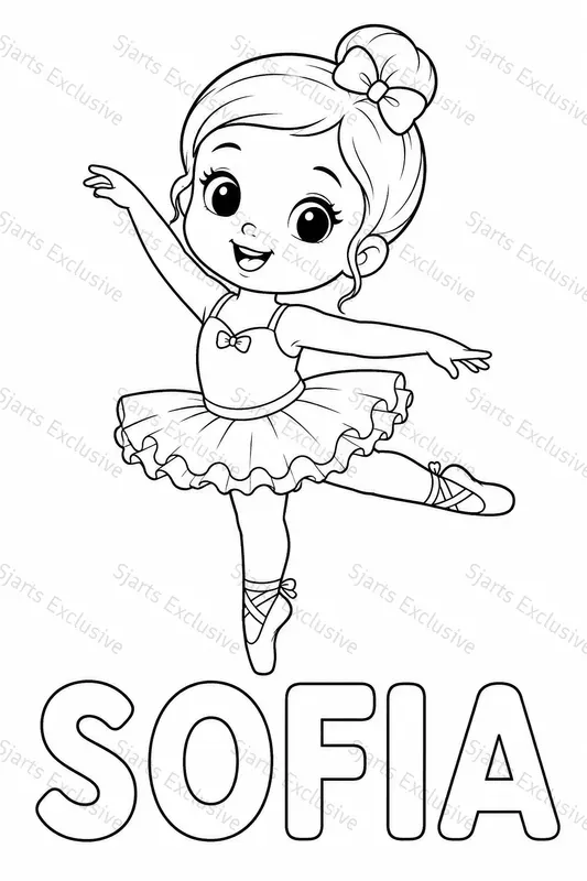 Modern Baby Coloring Page Generator
