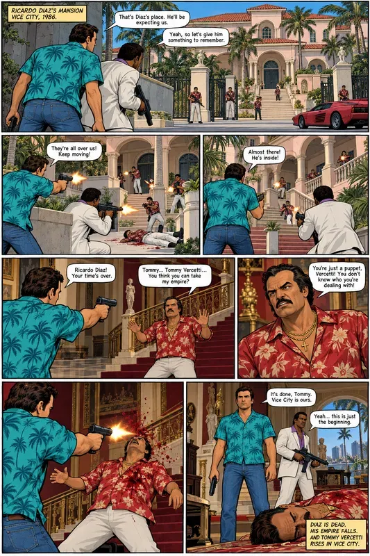 Canonaccurate Game Comic Pages