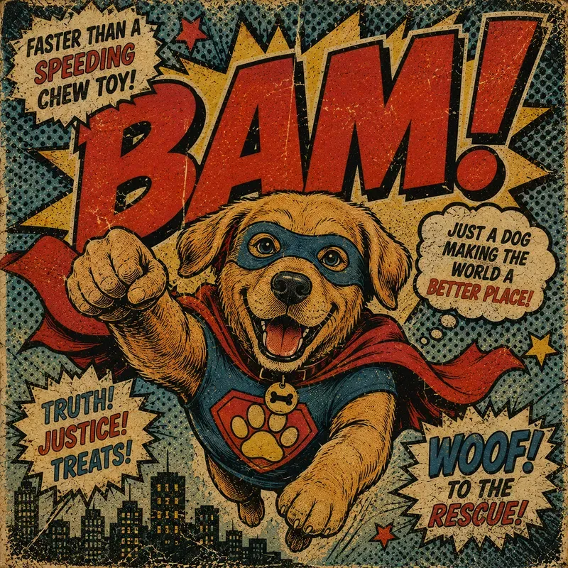 Pow Oldschool Comic Book Tshirts