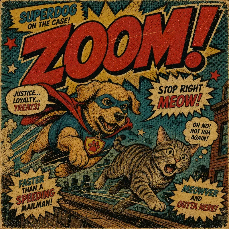 Pow Oldschool Comic Book Tshirts
