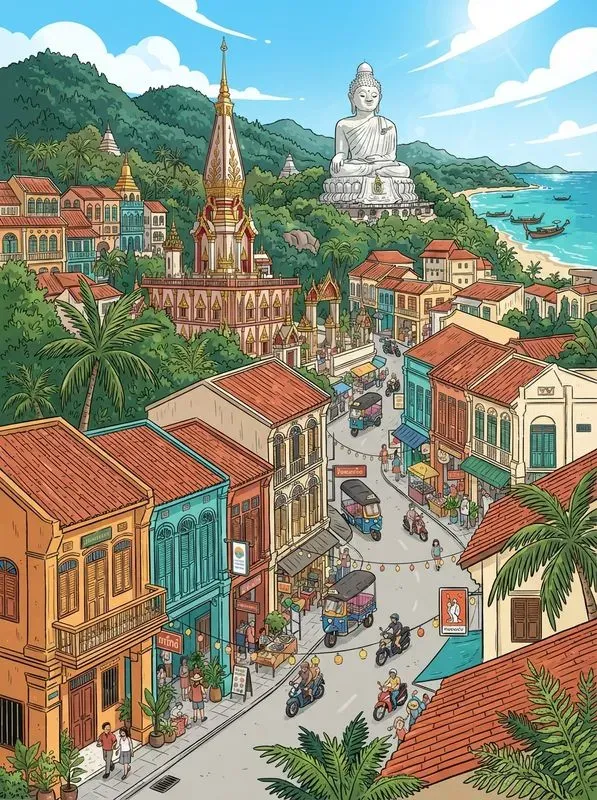 Handinked Vector Travel Posters