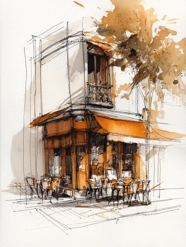 Urban Sketch Travel Art Prints
