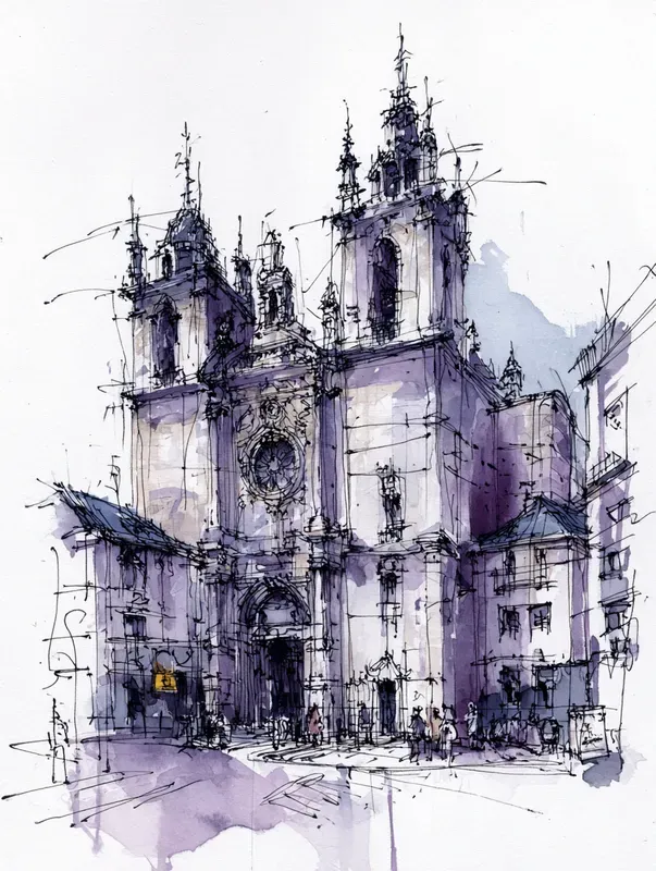 Urban Sketch Travel Art Prints