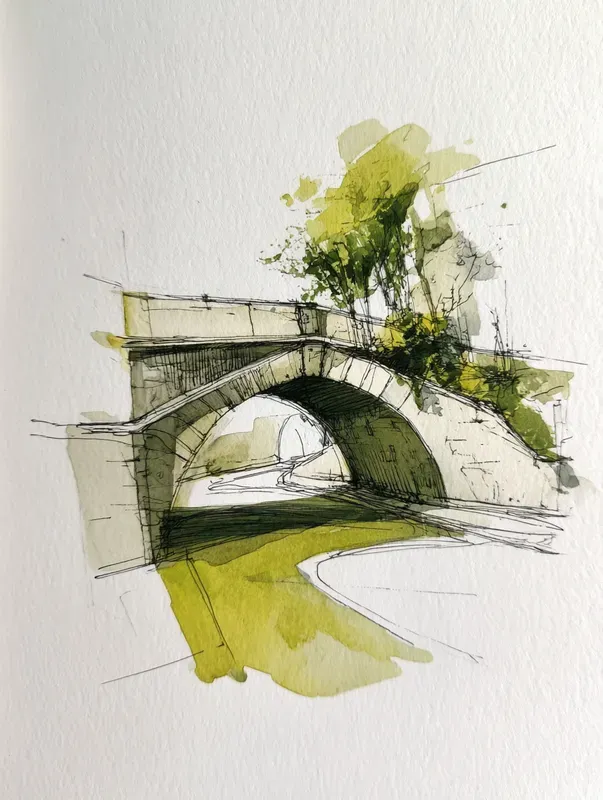 Urban Sketch Travel Art Prints