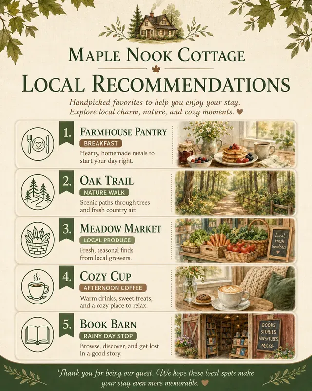 Local Stay Guide Cards
