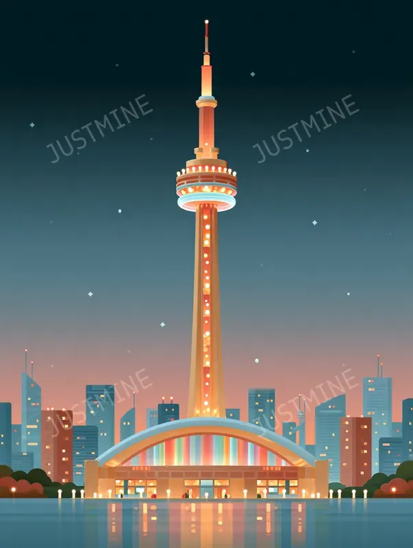 Skyline Landmark Travel Wall Art