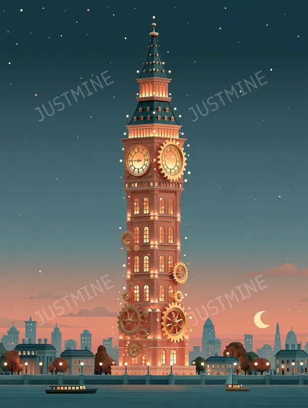 Skyline Landmark Travel Wall Art