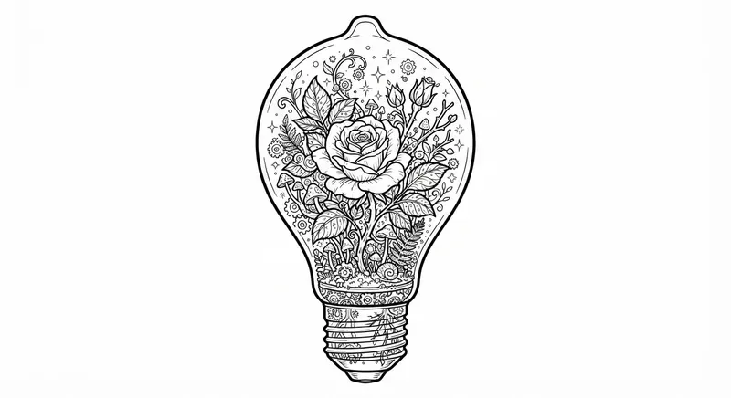 Cozy Microworld Coloring Pages