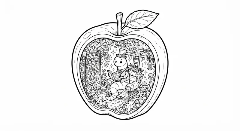 Cozy Microworld Coloring Pages