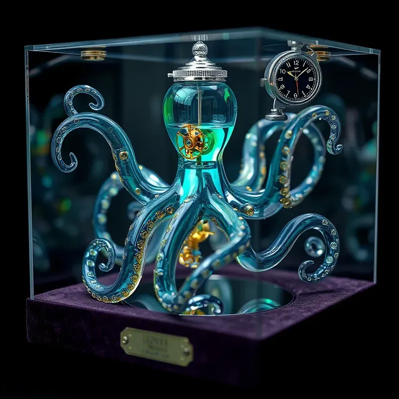 Biomorphic Kinetic Glass Automata