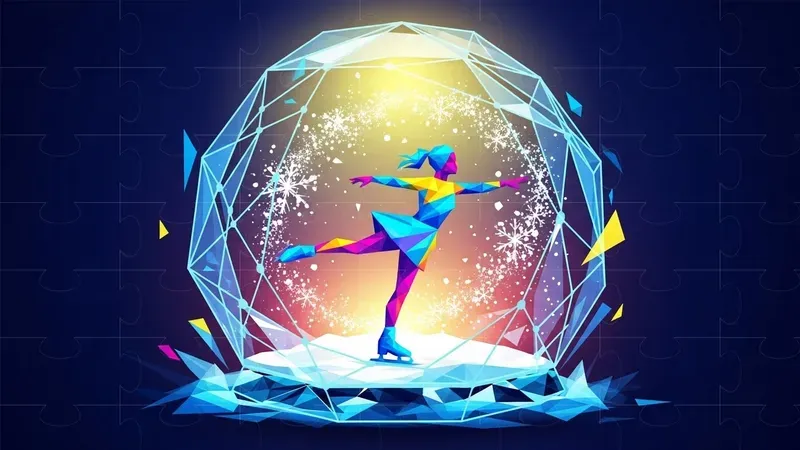 Bright Abstract Geometric Scenes