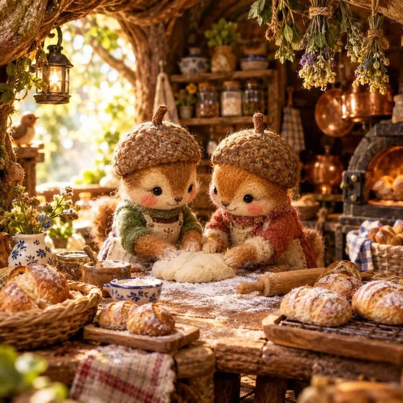 Felt Folk Miniatures