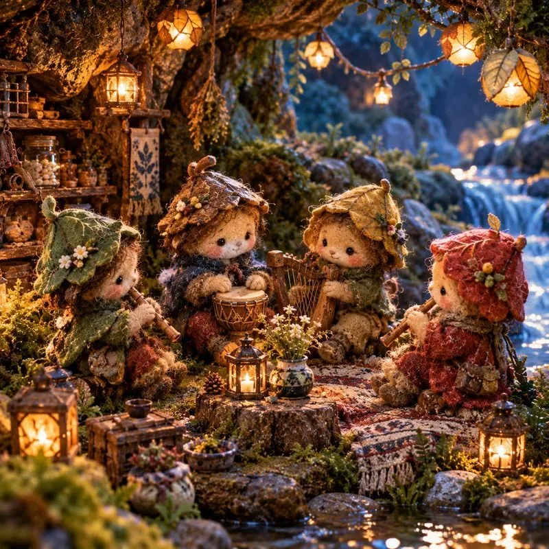 Felt Folk Miniatures