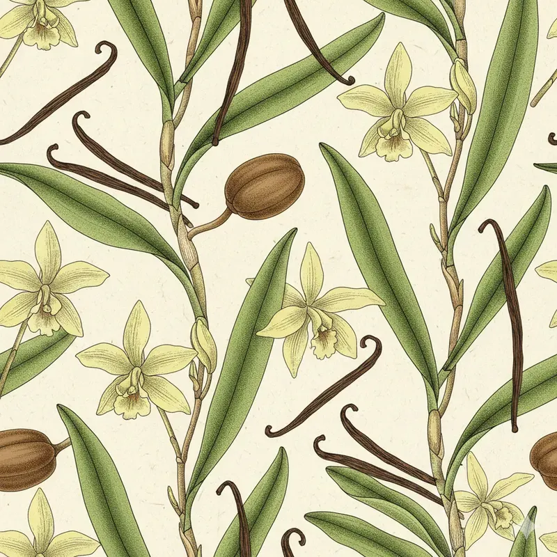 Antique Botanical Seamless Patterns