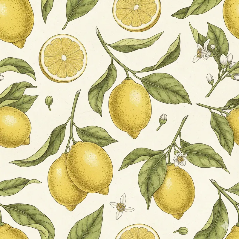 Antique Botanical Seamless Patterns