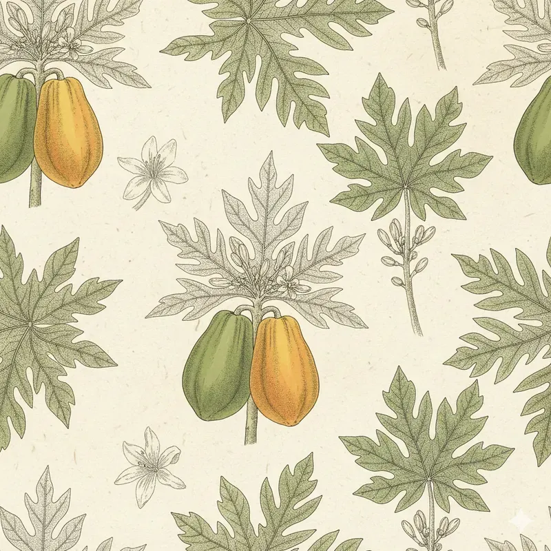 Antique Botanical Seamless Patterns