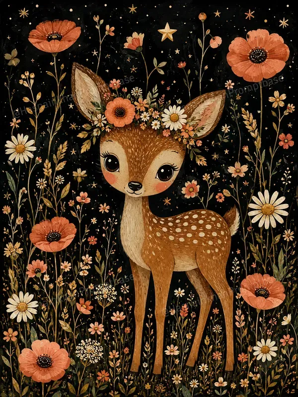 Whimsical Folk Art Meadow Tales Journals