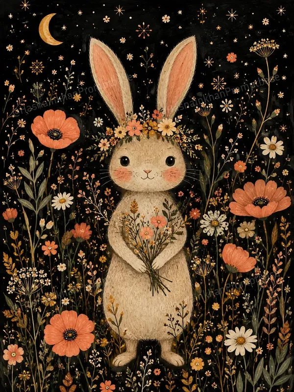 Whimsical Folk Art Meadow Tales Journals