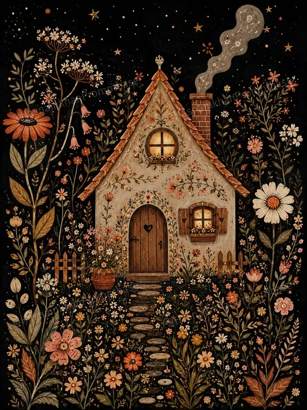 Whimsical Folk Art Meadow Tales Journals