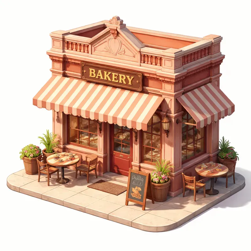 Pro 3D Isometric Retail Storefronts