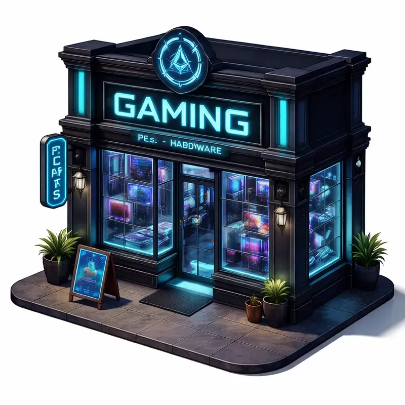 Pro 3D Isometric Retail Storefronts