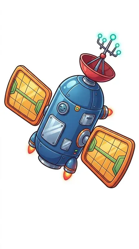 Cute Space Clipart Cartoon Pod Art
