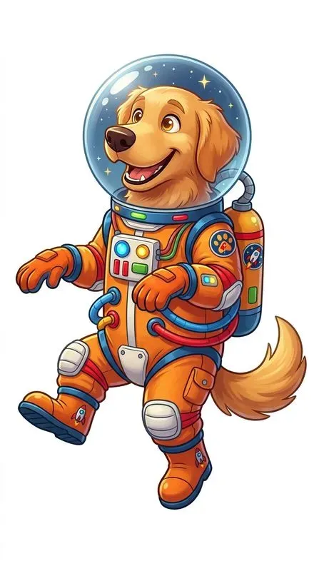 Cute Space Clipart Cartoon Pod Art