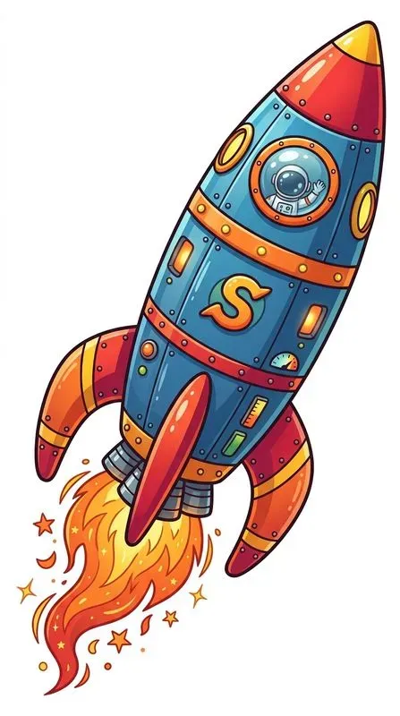 Cute Space Clipart Cartoon Pod Art