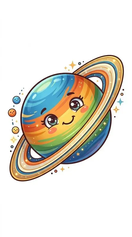 Cute Space Clipart Cartoon Pod Art