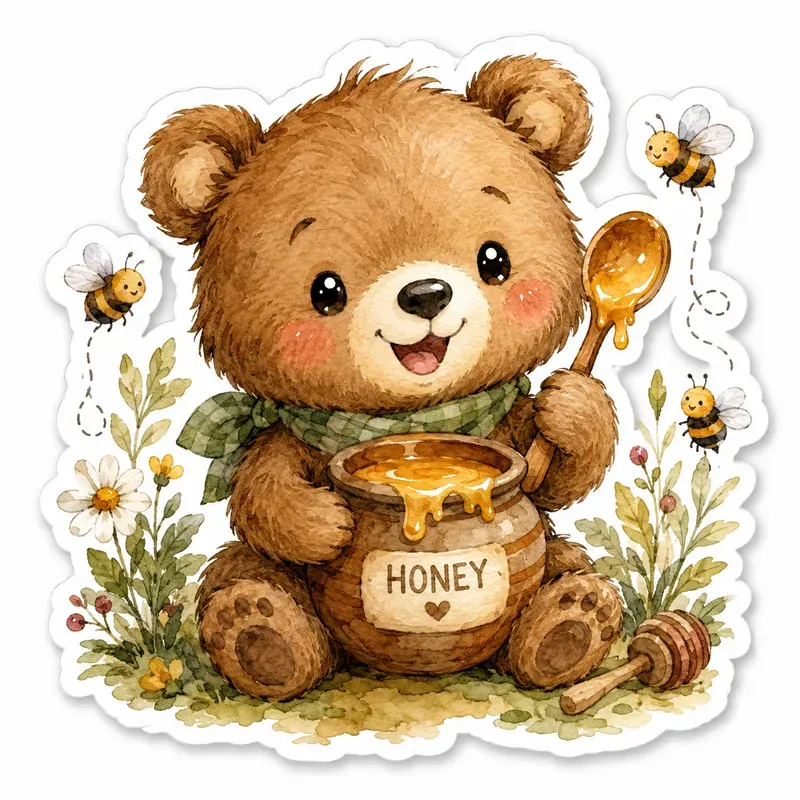 Cozy Woodland Sticker Animals