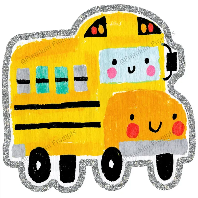 Whimsical Hand Painted Classroom Stickers