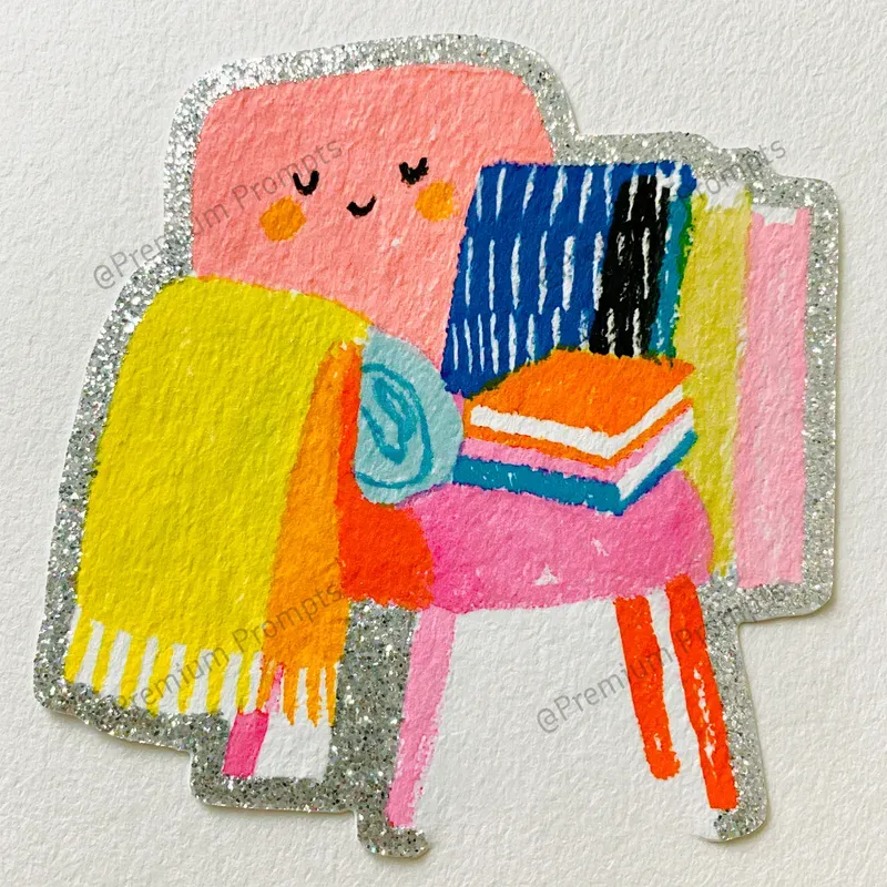 Whimsical Hand Painted Classroom Stickers
